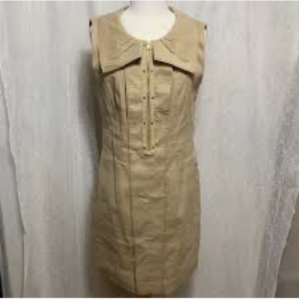 Elie Tahari khaki dress size 2
